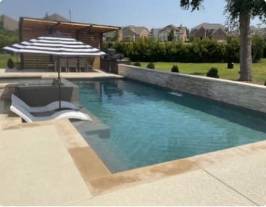 Private pool in house